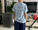 NIKE3BRAND 耐克吸濕透氣短T+短褲2件套25年夏季男女童滿印彈力套裝 曬單實(shí)拍圖
