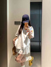 錦詩慧短袖t恤女潮流白色t恤純棉半袖印花甜美女裝2025新款顯瘦寬松上衣 彩色趣味印花短袖【白色】 L （建議100-120斤） 曬單實(shí)拍圖