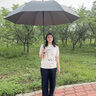 JCZS德國品質(zhì)雙層自動(dòng)雨傘長柄超大號加固加厚結(jié)實(shí)抗暴風(fēng)雨三雙人男士 高爾夫黑色135cm 曬單實(shí)拍圖