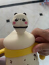 卡蜜迪熊貓牛奶保溫杯嬰兒寶寶水杯1-3-6歲以上吸管學(xué)飲保溫奶瓶 黃色300ml 曬單實(shí)拍圖
