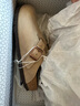 BIRKENSTOCK勃肯德國(guó)進(jìn)口男女款涂油皮軟底復(fù)古Boston包頭拖鞋 棕色窄版1019484 36 曬單實(shí)拍圖