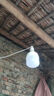 貝工 帶線led燈泡 E27螺口懸吊插電燈 擺攤家用陽(yáng)臺(tái)開(kāi)關(guān)插頭燈 10W柱形泡+4米線 曬單實(shí)拍圖