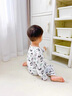 家妮兒睡袋嬰幼兒防踢被空調(diào)服睡衣春夏秋季薄款長(zhǎng)袖連體寶寶兒童家居服 橘子汽水睡袋90cm 曬單實(shí)拍圖