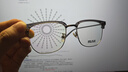 MUISE眼鏡框MSA001全框TW01透明灰+銀色合金鏡架53mm配鏡凱米U6鏡片1.6 曬單實(shí)拍圖