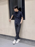 POLOWALK男式短袖POLO衫25夏季新品百搭休閑半袖上衣短T 藏青 L /175 曬單實(shí)拍圖