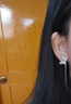 伊燦長款流蘇滿鉆蝴蝶耳釘女2025新款爆款耳夾耳環(huán)小眾高級感超仙耳飾 長款流蘇鑲鉆蝴蝶耳釘 曬單實(shí)拍圖