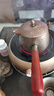 清沁堂純手工錘紋純紫銅烤茶罐烤奶罐罐茶壺電爐圍爐煮茶家用煮茶器奶茶 01烤茶罐帶蓋 400ml 曬單實拍圖