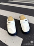 FILA 斐樂官方女鞋SMILA摩登拖鞋2025夏季新款元氣拖鞋休閑勃肯鞋 豆腐白-TF 38 曬單實拍圖