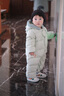 巴拉巴拉balaOne童裝嬰兒羽絨服連體衣寶寶2025新款冬裝哈衣爬服男童女童 綠色恐龍-白鴨絨 90 cm-充絨量93g 曬單實(shí)拍圖