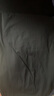 GXG男裝【涼感】寬松束腳褲通勤男長(zhǎng)褲 黑色 180/XL 曬單實(shí)拍圖