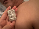 羅泰老銀匠925銀項(xiàng)鏈男士款太角鏈 金剛鏈潮牌復(fù)古泰銀百搭毛衣鏈 鷹鉤扣-70cm（做舊款）粗4mm 曬單實(shí)拍圖