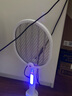 久量電蚊拍鋰電滅蚊拍家用充電量顯示蚊燈照明壁掛紫光誘蚊基孔肯雅熱 曬單實(shí)拍圖