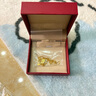 謝瑞麟黃金吊墜女足金花絲蝴蝶黃金項(xiàng)鏈送女友老婆七夕節(jié)生日禮物計(jì)價(jià) 足金花絲蝴蝶吊墜約3.4克(贈(zèng)銀鏈) 曬單實(shí)拍圖