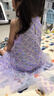 G.DUCKKIDS小黃鴨童裝女童裙子夏季兒童連衣裙女孩子美人魚(yú)公主裙漢服旗袍裙 紫色亮片 110 尺碼4~5歲【100-110cm】cm 曬單實(shí)拍圖