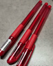 斑馬牌（ZEBRA）中性筆 0.5mm子彈頭簽字筆 學生標記筆走珠水性筆 C-JJ100 JELL-BE 紅色 10支裝 曬單實拍圖