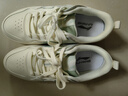 李寧元寶板鞋女鞋冬季新款減震厚底增高女生米白色休閑運動(dòng)鞋子女 米白色/冰脂綠-青云 40 曬單實(shí)拍圖