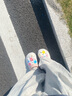 鉑吶苓洞洞鞋女夏季厚底增高eva可愛外穿踩屎感沙灘涼鞋包頭半涼拖鞋 白粉色洞洞鞋【星星小熊】 6cm 36-37 偏小一碼 曬單實拍圖