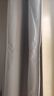銘聚布藝（MINGJU）窗簾 全遮光窗簾成品窗簾布遮陽簾滌塔夫椰奶色掛鉤式1.5*2.0單片 曬單實拍圖