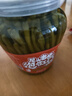 屋頭老壇泡豇豆四川泡菜酸豆角即食炒肉末下飯菜咸菜醬腌菜1kg 曬單實拍圖