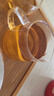 茶皇子（CHAHUANGZI）玻璃茶杯耐熱帶把透明小號水杯家用辦公室泡茶杯功夫品茗小茶杯 透明6杯+搽色竹茶盤 150ml 曬單實拍圖