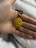 金至尊（3DG Jewellery）寶相花黃金吊墜足金999掛墜古法蓮花金墜子八寶羅盤不含項(xiàng)鏈計(jì)價(jià) 總重12.90克（金重10.90克） 曬單實(shí)拍圖