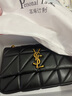 CXKX楊樹(shù)林正品女包2025新款小香風(fēng)真皮菱格高級感單肩斜挎時(shí)尚鏈條包 黑色（可升級禮盒包裝） 曬單實(shí)拍圖