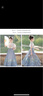 A 21 FUNB女童馬面裙兒童漢服夏春季套裝新款兒童中國(guó)古風(fēng)漢服半身裙小女孩 對(duì)扣上衣+長(zhǎng)款馬面裙+項(xiàng)鏈 160 適合150-160cm年齡12-13歲 曬單實(shí)拍圖