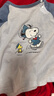 史努比（SNOOPY）童裝兒童睡衣男童七分袖家居服套裝薄款空調服夏 玩鬧學(xué)士服藍色 曬單實(shí)拍圖