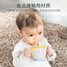 利其爾（Richell） 可按壓學(xué)飲杯兒童吸管水杯嬰兒訓(xùn)練杯暢飲杯吸管杯牛奶杯漱口杯 清新黃 曬單實(shí)拍圖