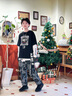 街舞兒童潮服男童長(zhǎng)袖嘻哈演出服套裝炸街架子鼓走秀表演服兩件套 3件套（無(wú)配飾） 上衣+褲子+破洞 170 （建議160-170CM身高） 曬單實(shí)拍圖