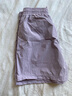 名創(chuàng  )優(yōu)品（MINISO）防曬短褲女2025新款夏日多巴胺高腰顯瘦透氣休閑運動(dòng)褲冰絲五分褲 海鹽紫 L /165(肌理清晰好面料) 曬單實(shí)拍圖