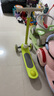 酷騎兒童滑板車大童滑行車溜溜車折疊款重力轉向發(fā)光輪3-10歲生日禮物 曬單實拍圖