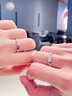 HR赫蓮娜永結(jié)同心情侶戒指一對戒款結(jié)婚可刻字七夕情人節(jié)禮物送女友 永結(jié)同心對戒+【品牌禮盒】 曬單實拍圖