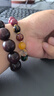 李居明朱砂手串五路財(cái)神手鏈轉(zhuǎn)運(yùn)珠男女款紫金砂水晶瑪瑙本命年禮物 曬單實(shí)拍圖