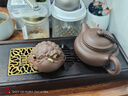 正宗宜興紫砂壺紫泥仿古壺手工茶壺原功夫純?nèi)杈叩V套裝泡茶壺 【一壺兩杯】紫泥仿古 200ml 曬單實(shí)拍圖