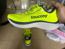 Saucony索康尼菁華15跑鞋男透氣輕量減震跑步鞋訓(xùn)練運(yùn)動(dòng)鞋熒光綠蘭41 曬單實(shí)拍圖