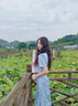 微光里改良旗袍連衣裙女夏新中式國風(fēng)提花清冷貴氣高級氣質(zhì)修身包臀長(cháng)裙 藍色 M 曬單實(shí)拍圖