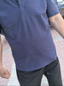 皮爾卡丹短袖t恤衫男款冰絲涼感夏季新款爸爸夏裝半袖上衣中老年P(guān)olo衫 藍(lán)色 XL 推薦【130-155斤】 曬單實(shí)拍圖