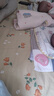 無(wú)印良品全棉紗布蓋毯兒童毛巾被夏季小毯子幼兒園午睡毯?jiǎn)稳伺缣合臎霰?晚安象【全棉皺皺紗 親膚柔軟】 80x105cm【兒童毯】 曬單實(shí)拍圖