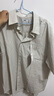 森馬（Semir）短袖襯衫男復(fù)古條紋襯衣2025夏季外套肌理感109325104203 曬單實(shí)拍圖