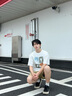 KAMA卡瑪短袖男女同款T恤2024新款夏季涼感抗菌印花寬松戶外百搭 白色 XL 曬單實(shí)拍圖