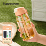 特百惠（Tupperware）水杯550ML樂C隨心杯 吸管水杯防漏隨心壺 男女士便攜運動水瓶 樂c蜜桃橙 550ml 曬單實拍圖