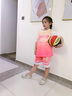 G.DUCKKIDS小黃鴨童裝兒童籃球服女童跑步運(yùn)動(dòng)套裝中大童球衣夏季吸汗速干衣 橘色【吸汗速干】 130 【建議8-9歲】 曬單實(shí)拍圖