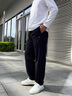李寧（LI-NING）運(yùn)動(dòng)褲男秋季新款寬松舒適透氣長(zhǎng)褲棉質(zhì)褲子跑步運(yùn)動(dòng)訓(xùn)練休閑衛(wèi)褲 曬單實(shí)拍圖