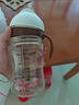 世喜兒童吸管杯直飲刻度牛奶杯PPSU重力球大寶寶外出杯蓋水杯1-3歲 曬單實(shí)拍圖