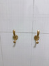 靜閑居掛衣鉤衣服掛鉤入戶(hù)門(mén)衣柜高級感墻上衣帽墻壁打孔金屬衣鉤單個(gè)鉤 砂金色掛鉤2個(gè)裝【打孔/免打孔】 曬單實(shí)拍圖