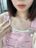 DTOTO999足銀項鏈女2025年新款跳動的心雙C字母吊墜送女友老婆七夕禮物 跳動的心項鏈+品牌禮盒 曬單實拍圖
