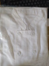 佐梵哲廚師服短袖夏季透氣孔網(wǎng)布廚師工作服薄款后廚服裝餐飲店廚房工裝 白色 4XL 曬單實拍圖