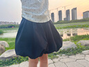 LUSON陳大豬童裝女童裙子夏季2025新款女孩泡泡裙兒童半身裙短款 曬單實(shí)拍圖