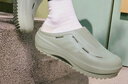 adidas 波波涼鞋 OZWAVE CLOG穩(wěn)定緩震回彈厚底老爹拖鞋阿迪達斯   亮光綠/亮檸檬黃(推薦選大一碼)   46 曬單實拍圖